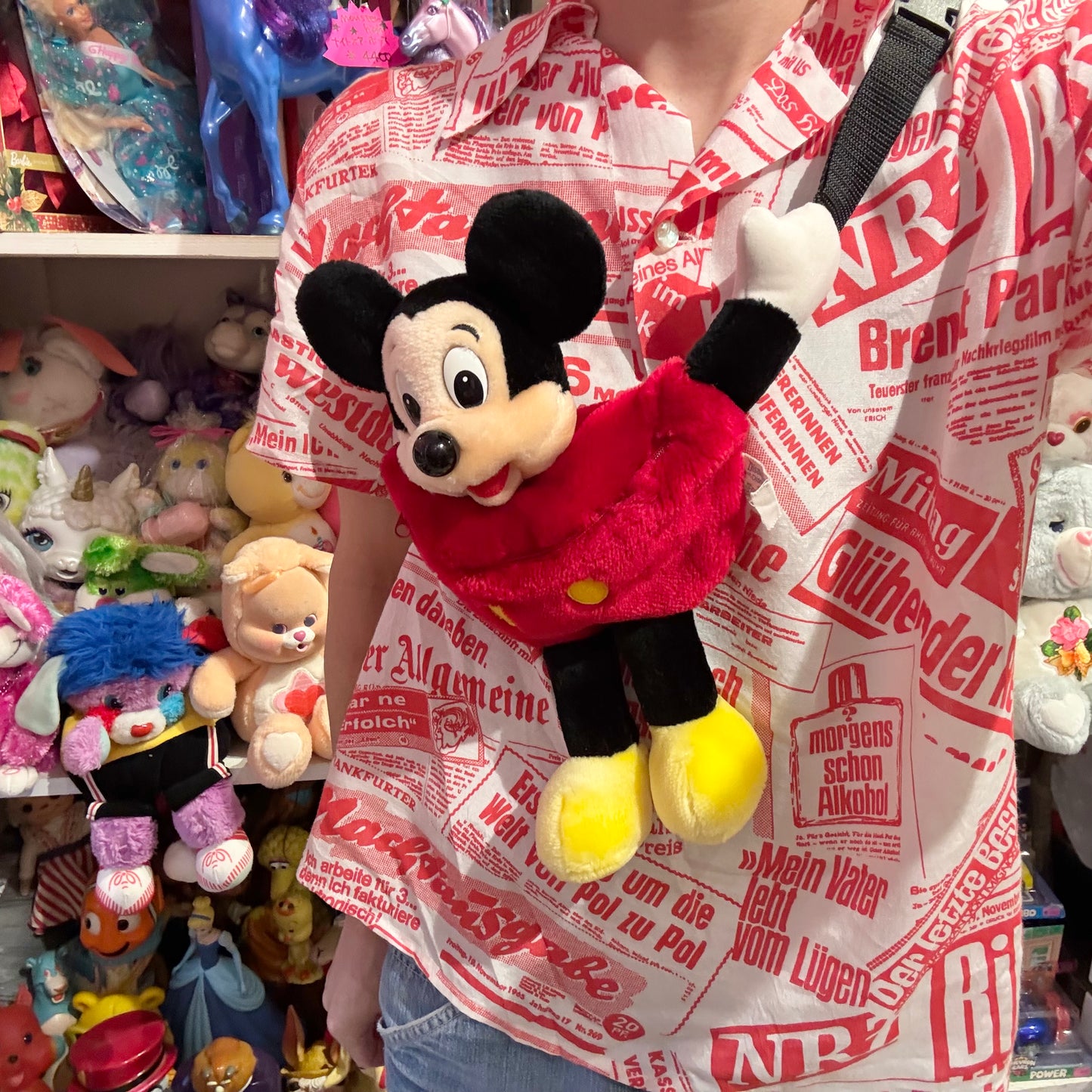 Vintage★Mickey Mouse★ミッキーマウス★ウエストポーチ★Bag★人形★ぬいぐるみ★フィギュア★ビンテージ★
