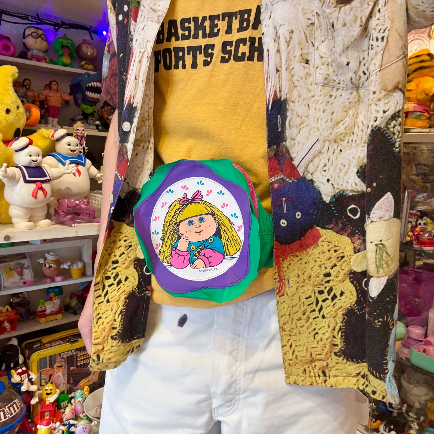 1985年★80's★AVON×Cabbage Patch Kids★キャベツ人形★ウエストポーチ★Bag★バッグ★フィギュア★ぬいぐるみ★ビンテージ★vintage