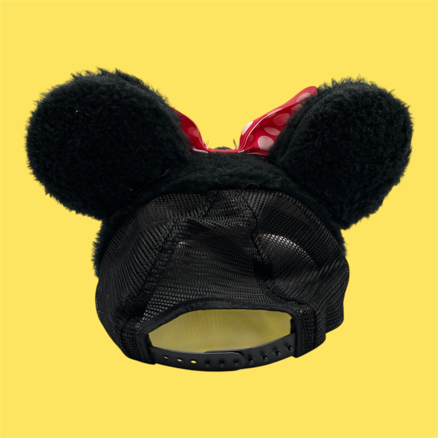 Vintage★Minnie Mouse★ミニーマウス★3D CAP★HAT★帽子★ビンテージ★ぬいぐるみ★フィギュア★人形★まつ毛無し