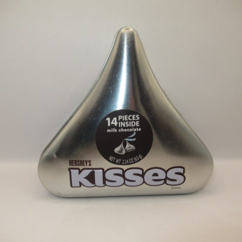 新品箱入りアメリカ限定Godingerハーシーズキスチョコレートシルバー小物入れ HERSHEY'S☆ハーシーズ☆KISSES☆キスチョコ☆Tin Can☆チョコレート缶