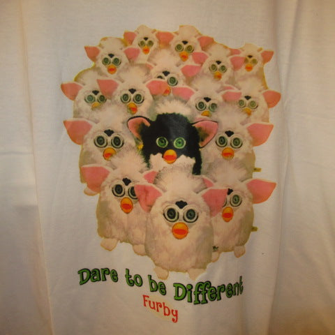 Furby★ファービー★Tシャツ★ホワイト★Men's XLサイズ★フィギュア★人形★ぬいぐるみ★