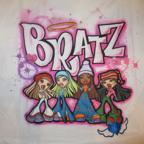 BRATZ★ブラッツ★Tシャツ★Y2K★フィギュア★人形★ぬいぐるみ★レディース★XLサイズ★ホワイト★新品