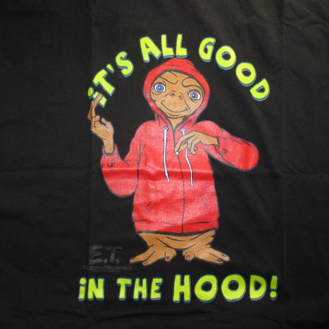 映画E.T★E.T★Tシャツ★ぬいぐるみ★人形★フィギュア★XLサイズ★スティーブンスピルバーグ★エイリアン★宇宙人★新品★ブラック