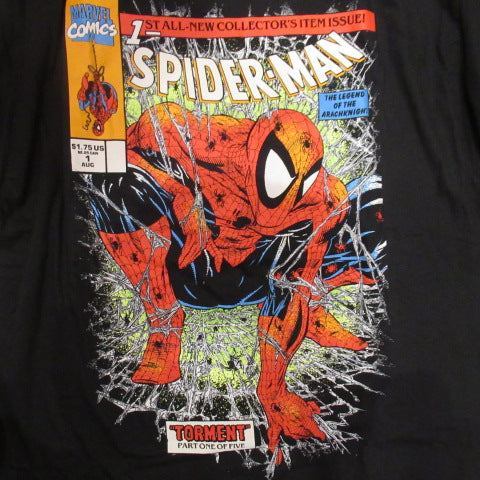 MAVEL★マーベルコミックス★SPIDERMAN★スパイダーマン★Tシャツ★アメコミ★Men’s★XLサイズ★ブラック★新品★フィギュア★人形★ぬいぐるみ★