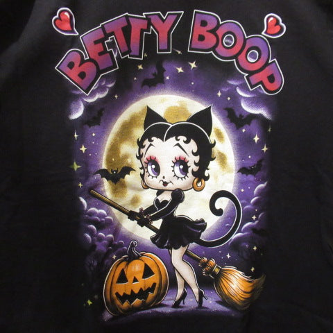 Betty Boop★ベティブープ★Tシャツ★フィギュア★人形★ぬいぐるみ★ブラックキャット★ハロウィーン★Men’s★XLサイズ★ブラック