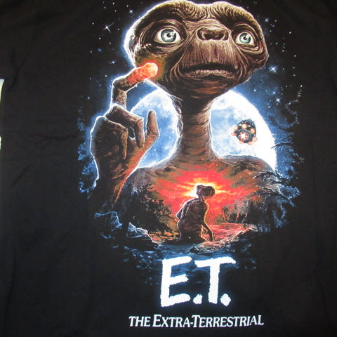 映画E.T★E.T★Tシャツ★ぬいぐるみ★人形★フィギュア★Lサイズ★スティーブンスピルバーグ★エイリアン★宇宙人★新品★ブラック