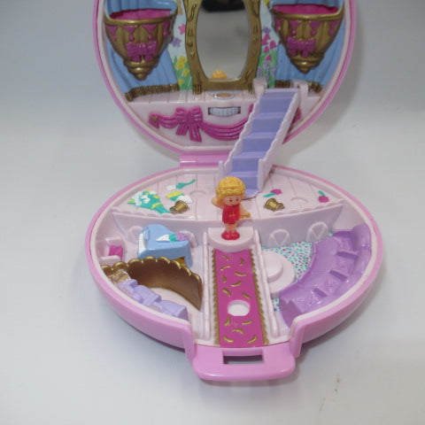 90's★1993年★Polly pocket★ポーリーポケット★バレリーナ★コンパクト★フィギュア★人形★ビンテージ★ローズ★バラ★ピンク