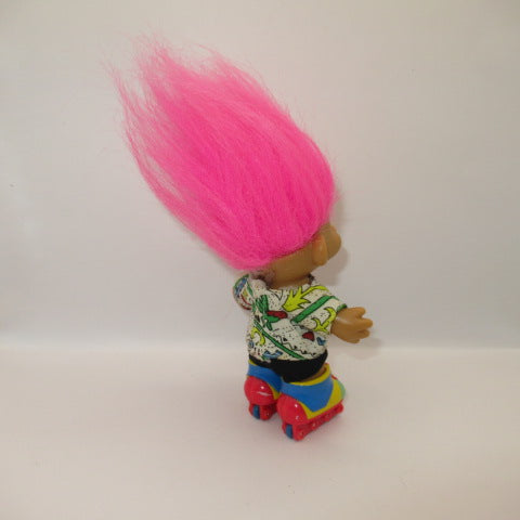 90's★RUSS★TROLLS★TROLL★トロール★人形★フィギュア★ビンテージ★ピンク★ローラーブレード