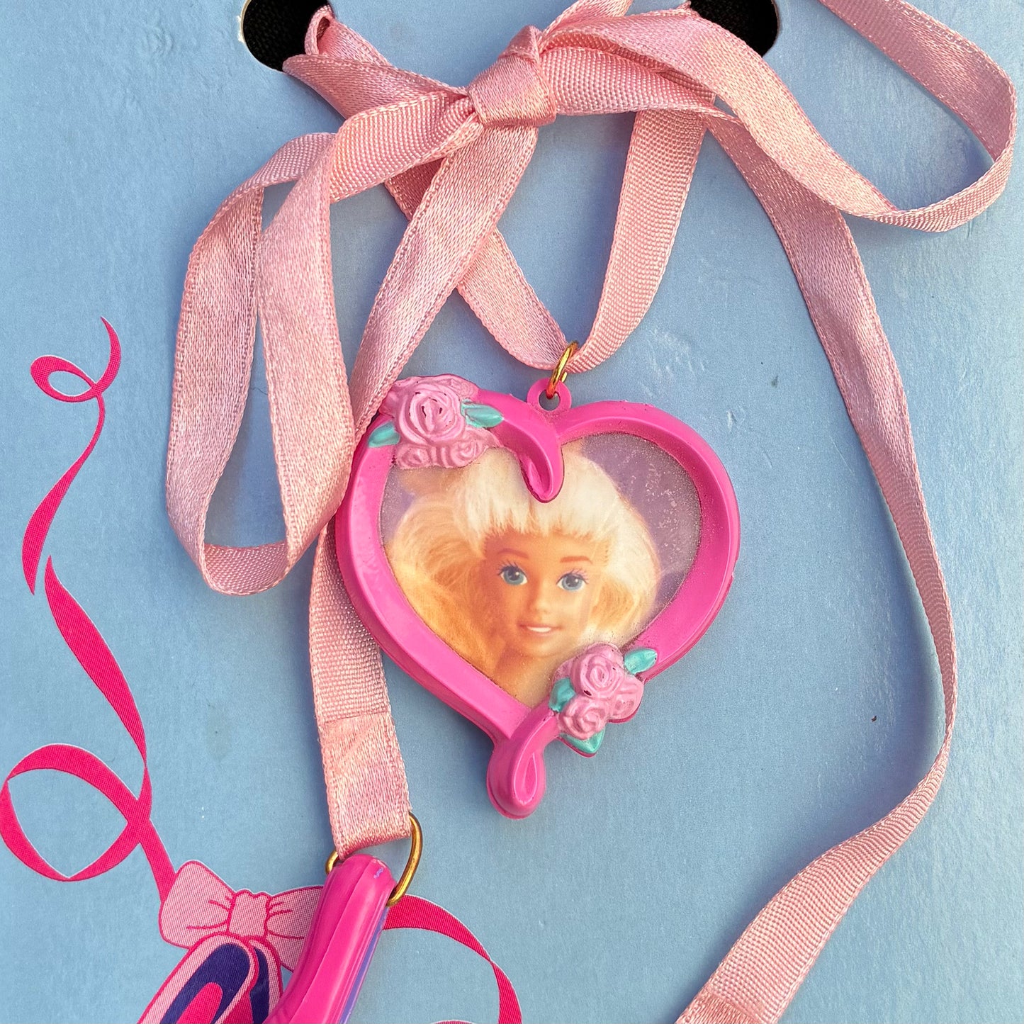 1993年★90's★Barbie★バービー★for girls★フォーガールズ★バレリーナ★ロケット★ネックレス★アクセサリー★チョーカー★ビンテージ★フィギュア★人形★ビンテージ