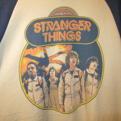 STRANGER THINGS★ストレンジャーシングス★Netflix★sweat★スウェット★トレーナー★Men’s★XLサイズ★イレブン★ダスティン★マイク★フィギュア★人形★ぬいぐるみ★USED