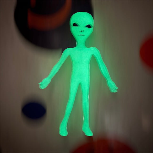 光ります!ALIEN★エイリアン★宇宙人★GLOW・IN・THE・DARK★蓄光★BENDABLE★ベンダブル人形★フィギュア★ぬいぐるみ