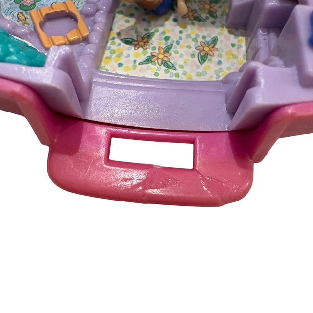 1995年★90's★Polly Pocket★ポーリーポケット★Palomino Pony★ポニー★ミニチュア★ままごと★人形★ぬいぐるみ★フィギュア★コンパクト★ビンテージ★ピンク★難あり★変色あり