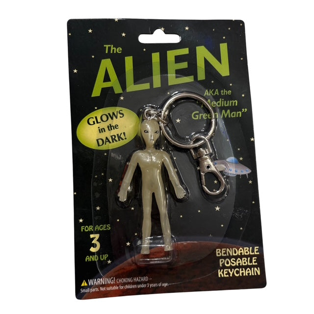 ALIEN☆エイリアン☆宇宙人☆キーホルダー☆ベンダブルキーチェーン