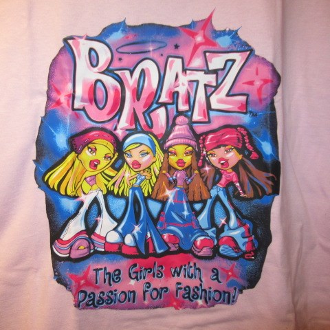 BRATZ ブラッツ★Tシャツ 人形★フィギュア Y2K★Lサイズ ★ピンク★新品★