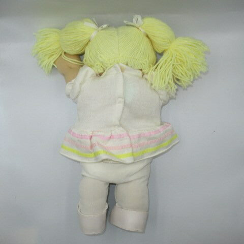 80's★Cabbage patch kids★vintage★cabbage doll★baby★white★heart★blond hair★doll★