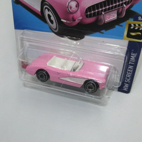rare! 2023 Barbie the Movie★Barbie the Movie Corvette★Hot Wheels Hot Wheels Mini Car★Figure Doll Plush Toy★