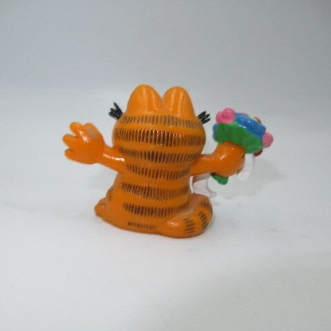 80's GARFIELD★Garfield★PVC★Figure★Doll★Stuffed animal★Vintage★Flower★Flower★