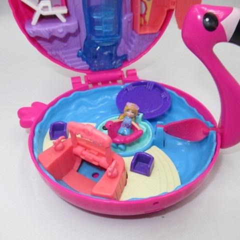 2017年★Polly Pocke★ポーリーポケット★コンパクト★復刻版★フラミンゴ★コンパクト★人形★フィギュア★ままごと★ドールハウス★