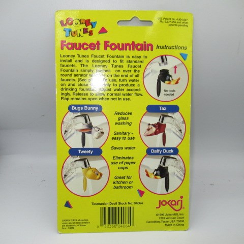 1996年★90’s★ビンテージ★LooneyTunes★ルーニー・テューンズ★ルーニーチューンズ★Taz★タズマニアン・デビル★Faucet Fountain★