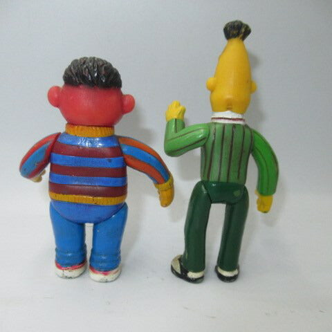 ビンテージ★SESAME STREET★セサミストリート★アーニー&バート★フィギュアセット★ソフビ人形★ぬいぐるみ★