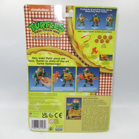 2022 ★ TEENAGE MUTANT TURTLES ★ Reprint ★ Replica ★ Ninja Turtles ★ Pizza ★ PIZZA TOSSIN' MIKE ★ Michelangelo ★ Figure ★ Doll ★ Stuffed animal ★