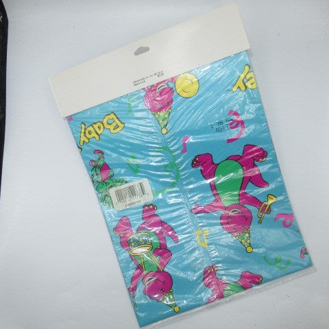 Barney★恐竜バーニー★ラッピングペーパー★Gift Wrap★プレゼント★1シート★76x100センチ★人形★フィギュア★ぬいぐるみ★リボン付き★