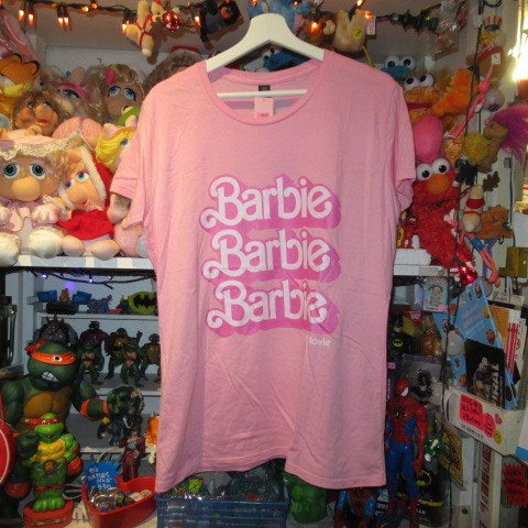 Barbie★バービー★映画Barbie★映画バービー★Tシャツ★人形★ぬいぐるみ★フィギュア★Lサイズ★pink★ピンク★