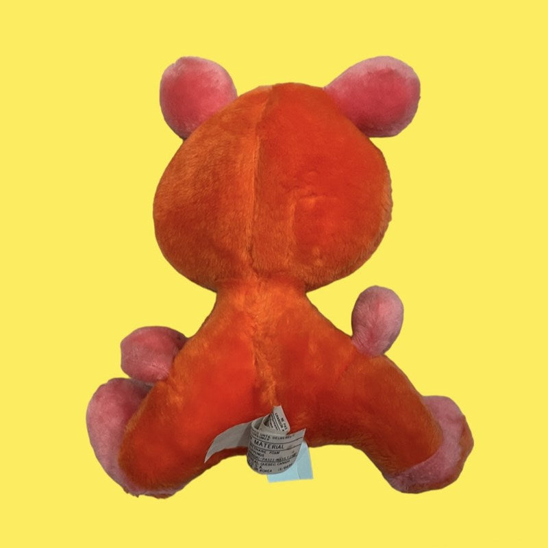 80's★PLANET ANIMALS★プラネットアニマルズ★★ぬいぐるみ★人形★フィギュア★ビンテージ★vintage★オレンジ×ピンク★