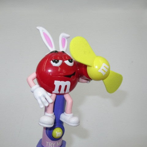 2007年★m&m's★エムアンドエムズ★人形★フィギュア★ぬいぐるみ★ディスペンサー★ファン★扇風機★イースター★赤★