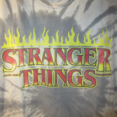 STRENGER THINGS★ストレンジャーシングス★Tシャツ★ロゴT★タイダイ★XLサイズ★USED★