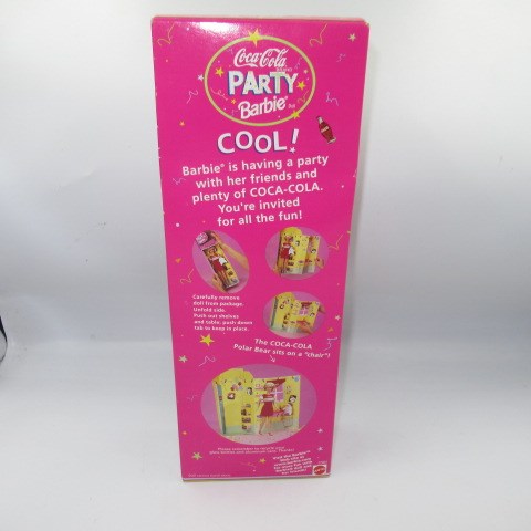 1998★90's★Barbie★Barbie★Coca-cola Party Barbie★Coca-Cola Barbie★Figure★Stuffed animal★Doll★