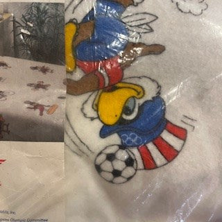 80's★イーグルサム★Eagle Sam★ロサンゼルスオリンピック★ブランケット★毛布★デッドストック★フィギュア★人形★ぬいぐるみ★ビンテージ★