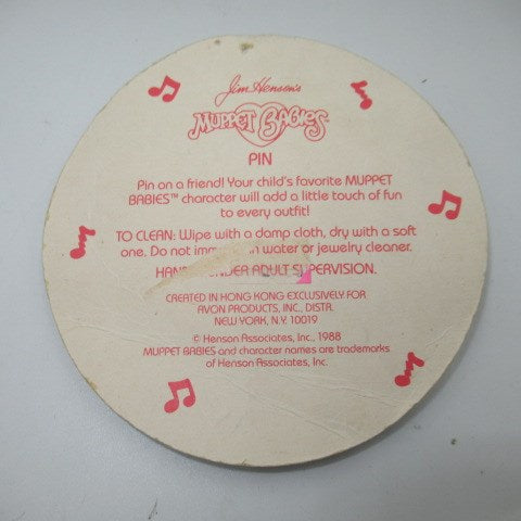 1988★80's★MUPPET SHOW★MUPPET BABIES★The Muppet Show★Muppets Babies★Kermit★KARMIT★PINS★Pin Badge★Jim Henson★Figure★Doll★