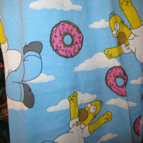 The Simpsons★シンプソンズ★ホーマー★パジャマパンツ★ルームパンツ★Men’s★Lサイズ★水色★新品★