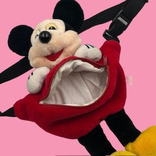Vintage★ビンテージ★Mickey Mouse★ミッキーマウス★ウエストポーチ★バッグ★フィギュア★人形★ぬいぐるみ★