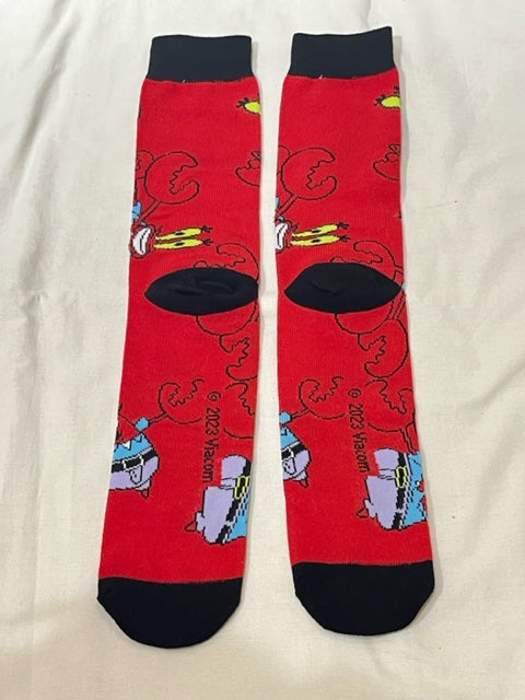 spongebob★スポンジボブ★カー二サン★カニ★red★レッド★socks★ソックス★メンズ★ウィメンズ★人形★ぬいぐるみ★フィギュア★⑤★