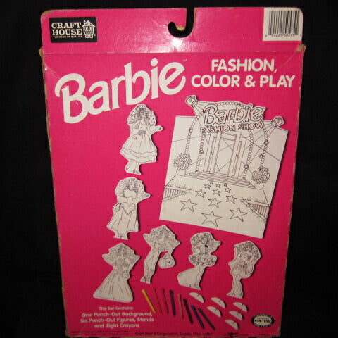 1991年★Barbie★FASHION COLOR&PLAY Barbie★バービー★アクティビティセット★人形★フィギュア★ぬり絵