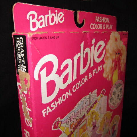 1991年★Barbie★FASHION COLOR&PLAY Barbie★バービー★アクティビティセット★人形★フィギュア★ぬり絵