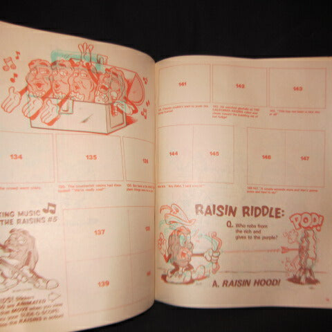 ビンテージ★California Raisins★カリフォルニアレーズン★ステッカーブック★ベンダブル★ぬいぐるみ★フィギュア★人形