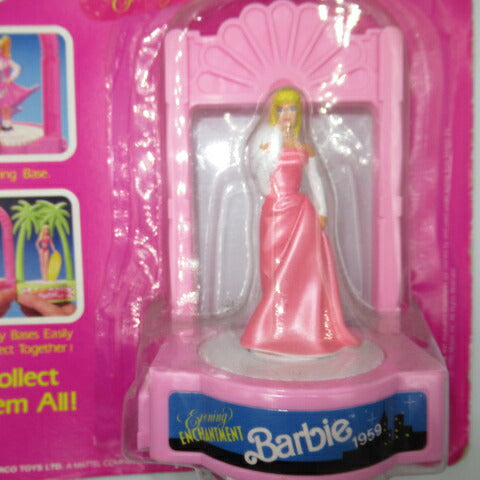 1990年★バービー★Barbie★miniフィギュア★コレクション★人形★ミニチュアバービー★ピンク★Enchantment　barbie
