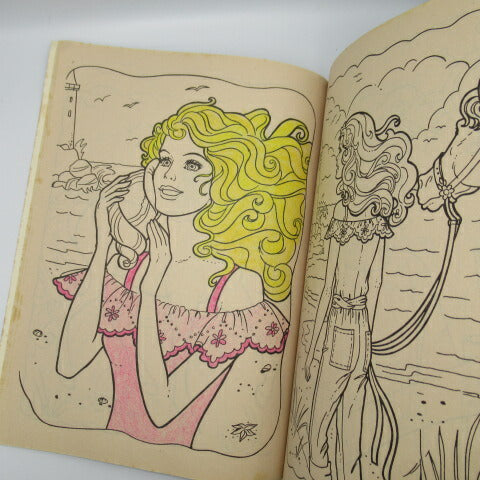 80's★1984年★Barbie★バービー★ぬり絵★coloring Book★コミック★本★COMIC★人形★フィギュア★59ページ