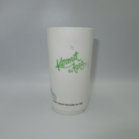 1987★Vintage★Kermit★The Muppet Show★KERMIT★Cup★Plush★Doll★Figure★Sesame Street