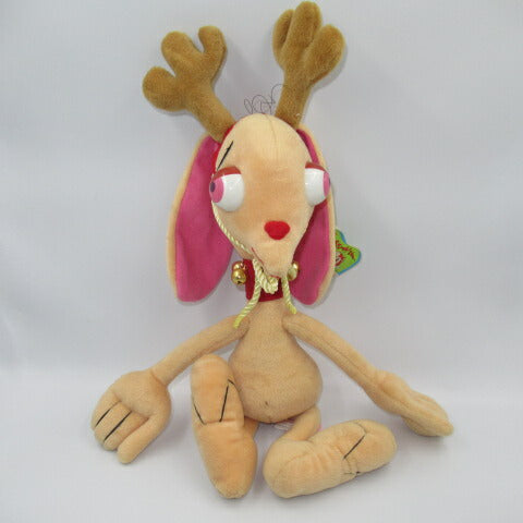 1992★Nickelodeon★Ren & Stimpy★Ren&Stimpy★Ren★Plush★Figure★Doll★Christmas★Christmas★Reindeer