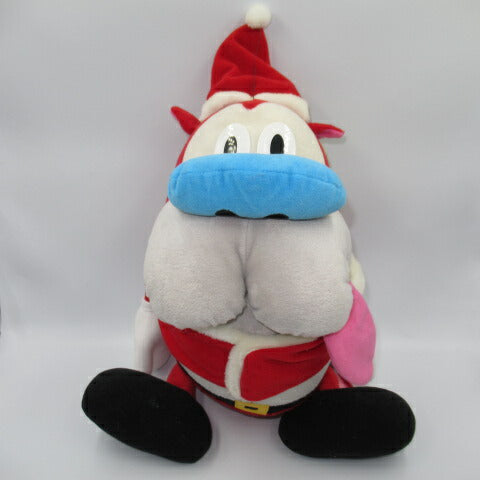 1992年★ニコロディオン★レン&スティンピー★Ren&Stimpy★スティンピー★ぬいぐるみ★フィギュア★人形★Christmas★クリスマス★サンタ