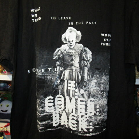 IT★イット★ペニー・ワイズ★Tシャツ★ピエロ★ぬいぐるみ★人形★フィギュア★ホラー★Mサイズ