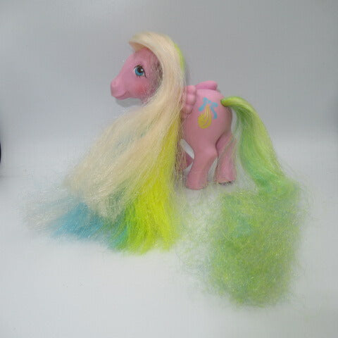 しっぽが伸びるポニーです!ビンテージ★G1★80's★My Little Pony★マイリトルポニー★パープル★紫★Curly Locks★痛みあり★ペガサス