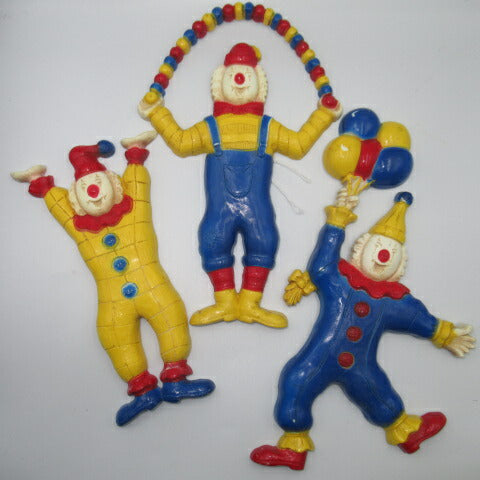 VINTAGE★Vintage★Wall Decoration★Pierrot★Clown★Set of 5★Doll★Wall Art★Wall Art★