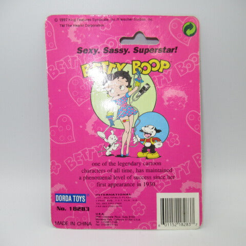 DeadStock★1997年★ベティーブープ★BettyBoop★ベティちゃん★フィギュア★人形★Key Ring★キーホルダー★キーチェーン★デッドストック★キャバレー★ダンサー