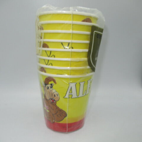 80's★ビンテージ★NHK海外ドラマ★ALF★アルフ★パーティーカップ★パーティーグッズ★紙コップ★ぬいぐるみ★フィギュア★人形★8個セット