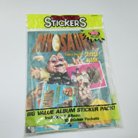 rare! ! 90's★Disney★DINOSAURS★Dinosaur family★Sticker album★Sticker album & stickers (10 pack)★Baby★Figures★Dolls★Stuffed toys